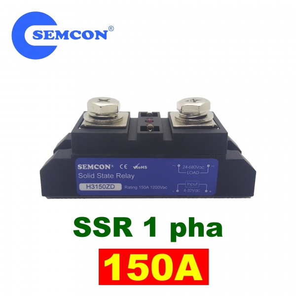 H3150ZD SSR 1 Pha 150A | Relay Bán Dẫn