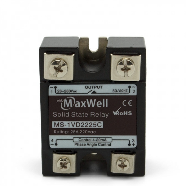 SSR 1 Pha Input Tuyến Tính 4-20mA MS-1VD22 Dòng Tải 25-120A | Relay Bán Dẫn