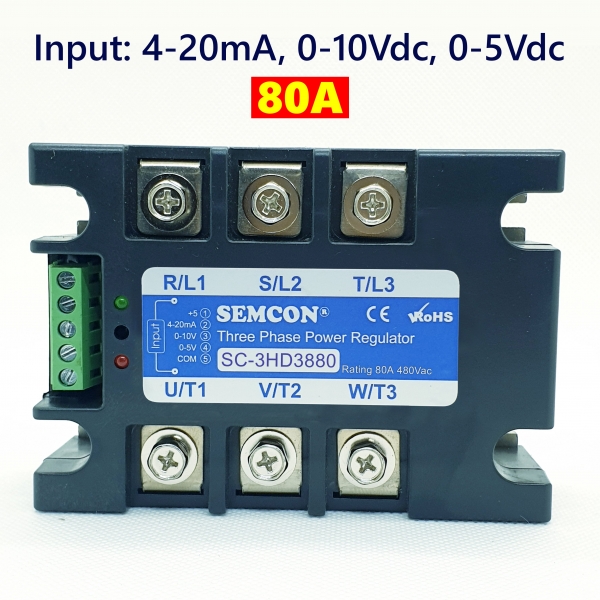 SC-3HD3880 Bộ Điều Khiển Công Suất 3 Pha 80A | SCR 3 pha